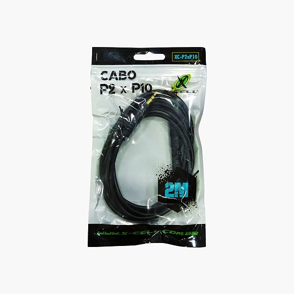 Cabo P2 X P10 2mt Xc-P2xp10