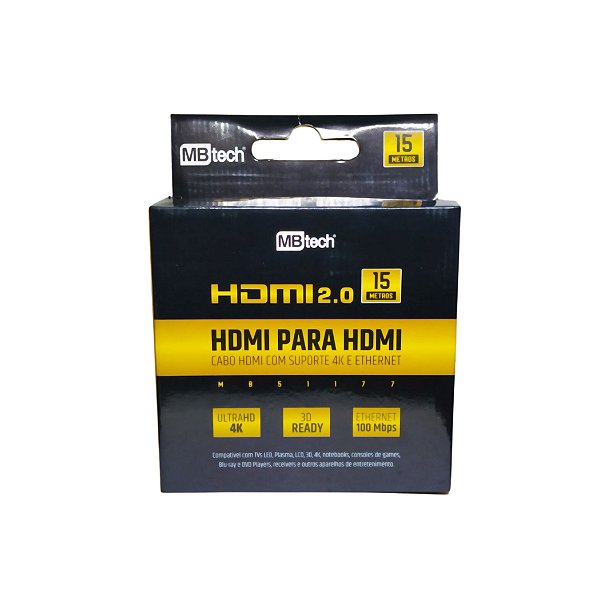 Cabo Hdmi X Hdmi 4k De 15mt Mb51177