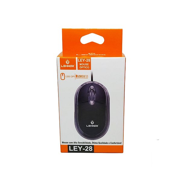 Mouse C/ Fio P/ Computador Ley-28
