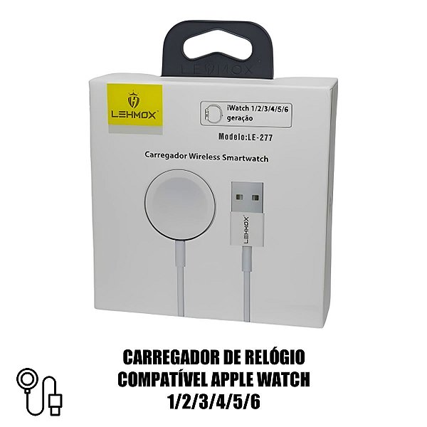 Carregador Universal Por Indução C/ Cabo Fixo Usb Le-277