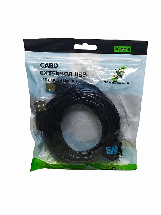 Cabo Extensor Usb A Macho X A Macho 5mt Xc-Mm-B