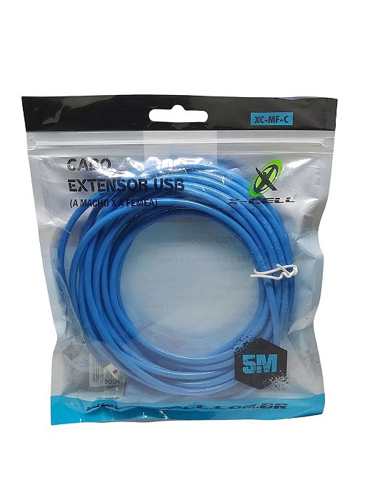 Cabo Extensor Usb A Macho X A Fêmea 3.0a 5mt Xc-Mf-C