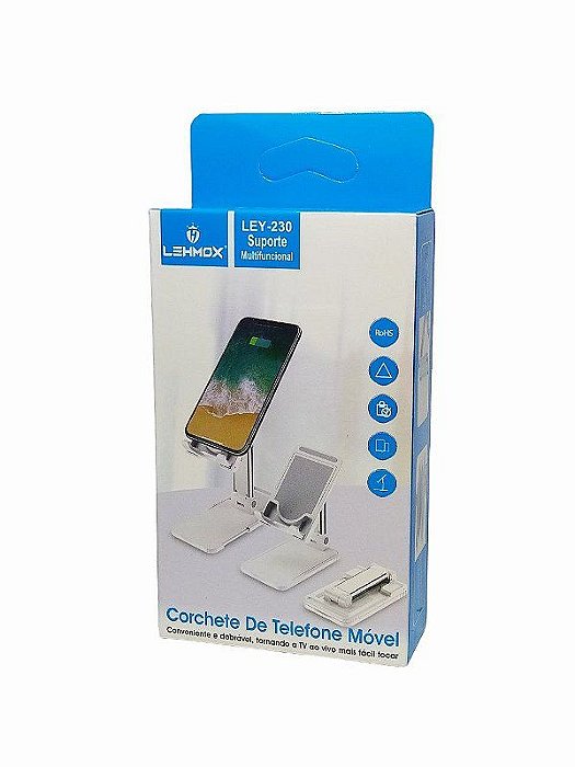 Suporte de Plastico de Mesa Para Celular LEY-230
