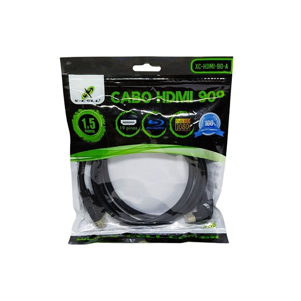 Cabo Multimidia Hdmi 1.5 Mt XC-HDMI-90-A