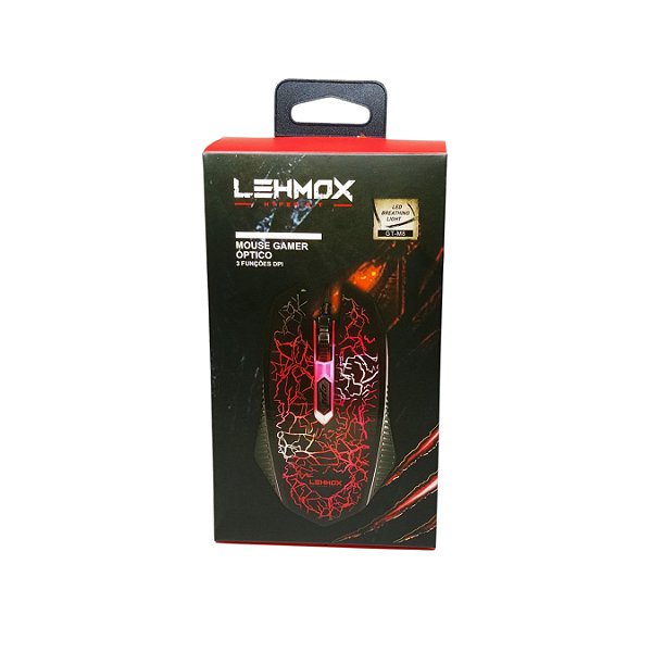 Mouse Para Computador Com Fio e Conexão Usb GT-M8