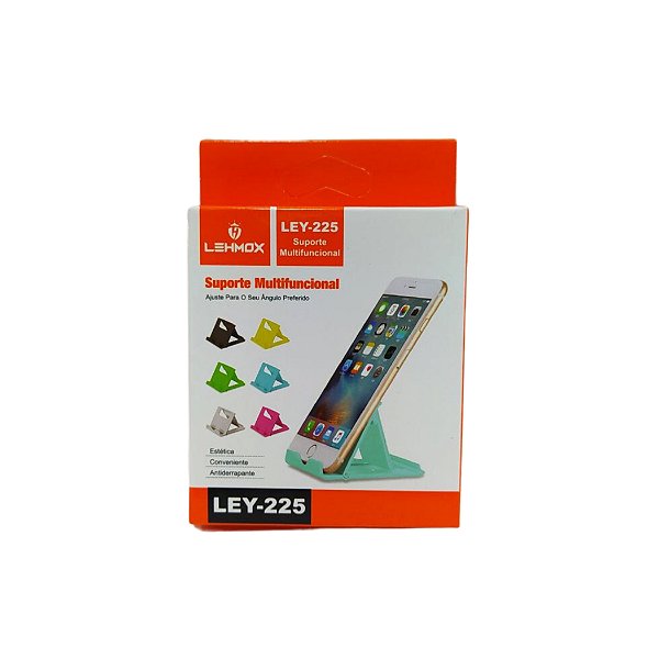 Suporte de Plastico Para Celular Dobravel de Mesa Ley-225