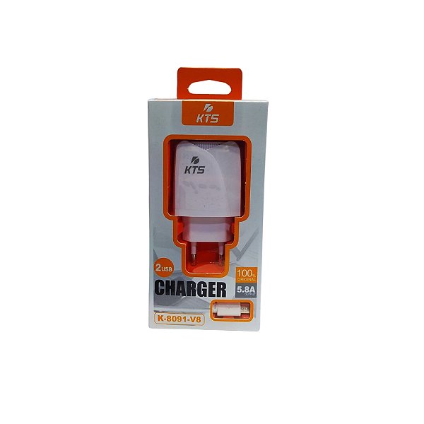 Carregador Micro Usb V8 5.8A K-8091-V8