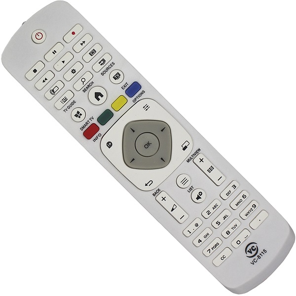 Controle Remoto Tv Vc-A8115 (Philips Led)