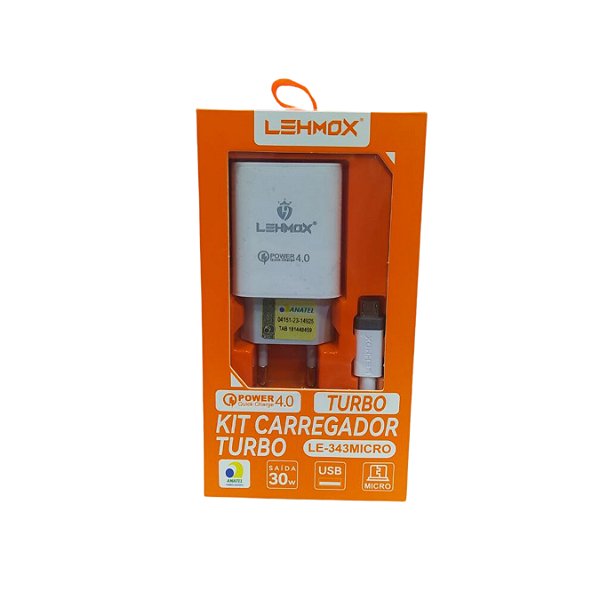 Carregador Para Celular Micro Usb V8 LE-343Micro