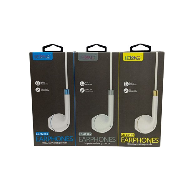 Fone de Ouvido Com Fio LE-0218Y