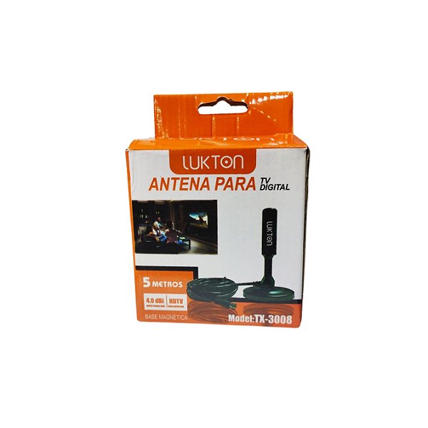 Antena Interna Para Tv Digital 5mt TX-3008