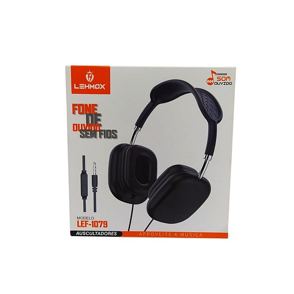 Fone de Ouvido Com Fio e Microfone LEF-1079