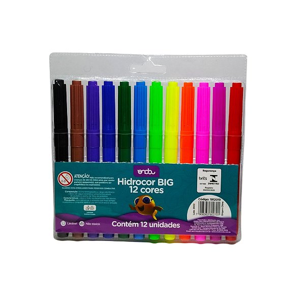 HIDROCOR BIG 12 CORES ESTOJO