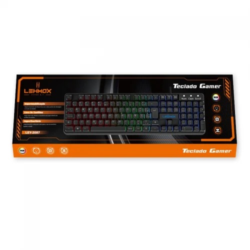 Teclado Com Fio Usb Para Computador e Notebook LEY-2087