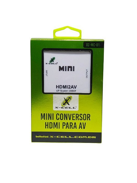 Mini Conversor Hdmi P/ Av Xc-Mc-01