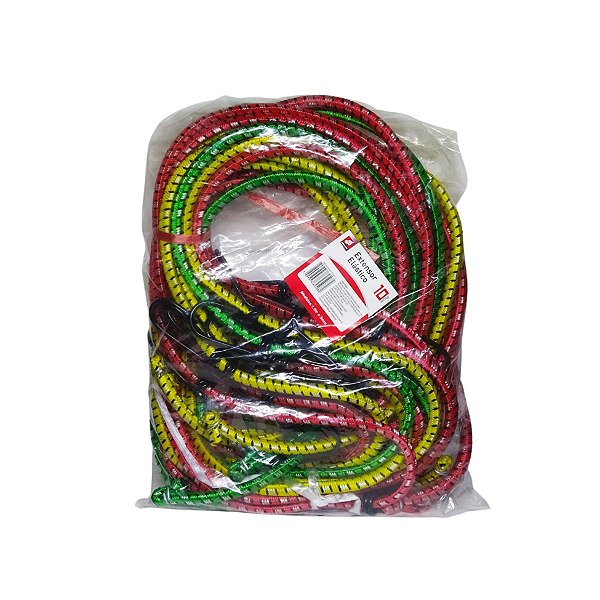 Conjunto Extensor Elastico C/10 Pçs Bar-57104-12