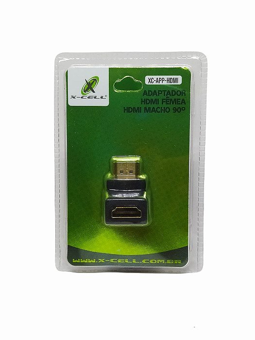 Adaptador Hdmi Fêmea X Hdmi Macho 90º Xc-App-Hdmi