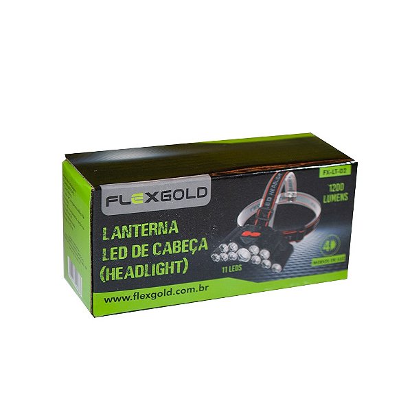 Lanterna Led de Cabeça Recarregavel FX-LT-02