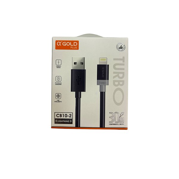 Cabo Usb Para IOS Lightning 30w 1mt CB10-2
