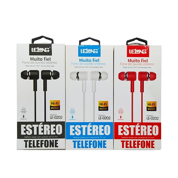 Fone de Ouvido LE-0202