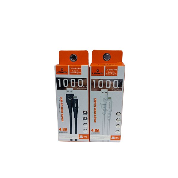 Cabo Usb Para IOS 4.8A 1mt Le-2010-IOS
