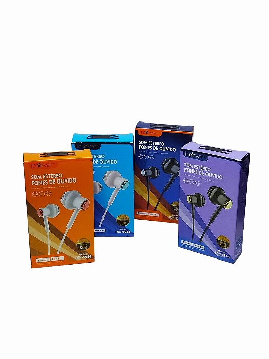 Fone de Ouvido Auricular Com Fio e Microfone Embutido FON-9944