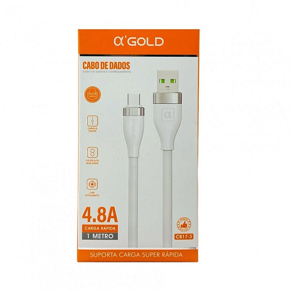 Cabo Usb Para Type-C 1mt CB17-3