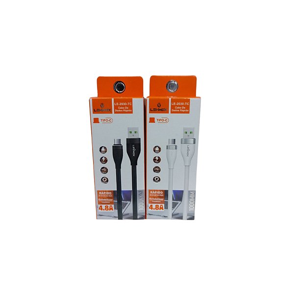 Cabo Usb Para Type-C 4.8A 1mt Le-2030-Tc
