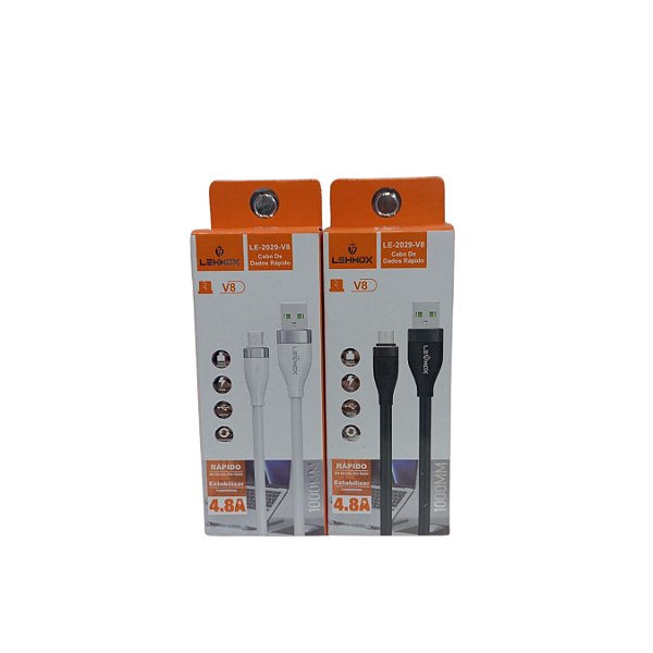 Cabo Usb Para Micro Usb V8 4.8A 1mt Le-2029-V8