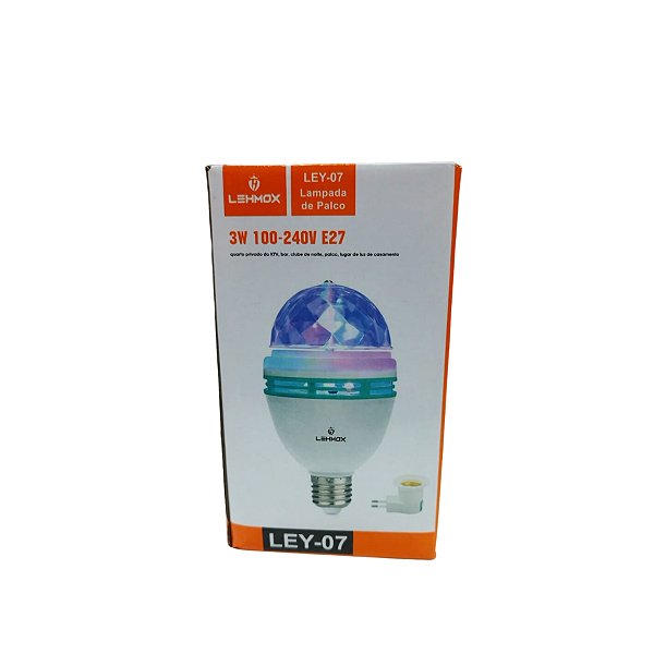 Lampada Colorida Led Tipo Bulbo 3w Ley-07