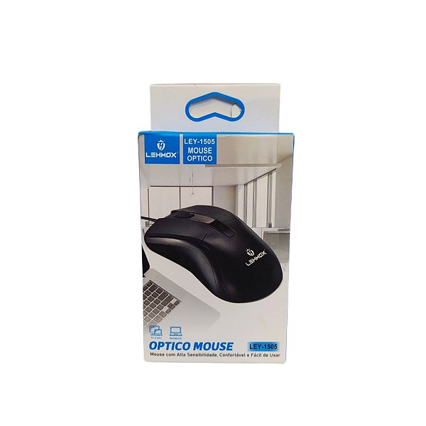 Mouse Optico Com Fio LEY-1505