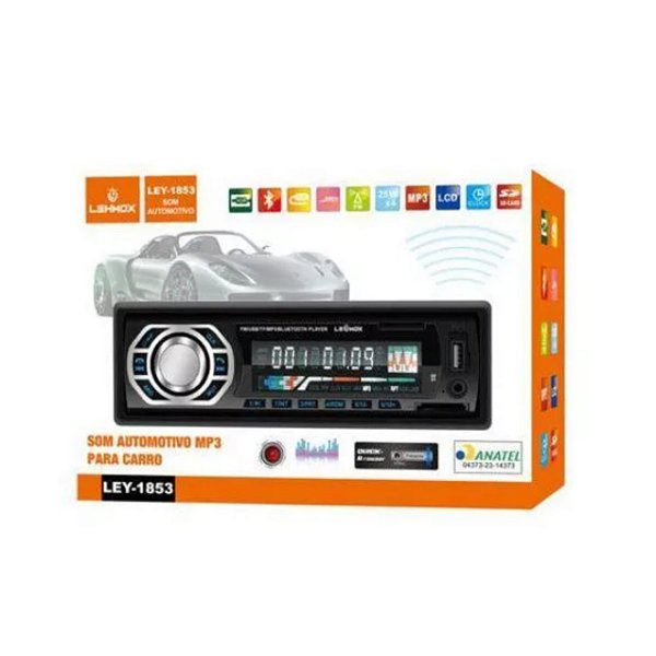 Radio Automotivo Mp3 Am/Fm De Led Ley-1854