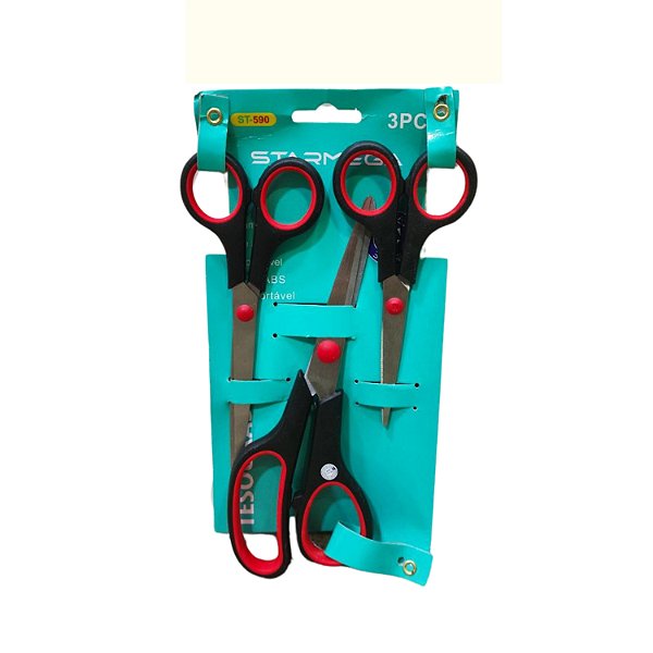 Kit Tesoura C/3 Unid ST-590