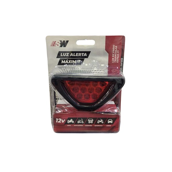 Brake Light Triangular F1 SW 12 Leds SW1013