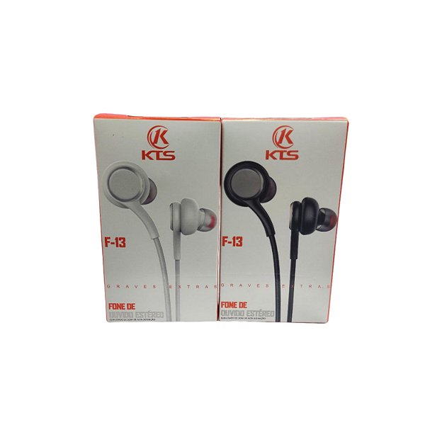 Fone de Ouvido Com Fio F-13