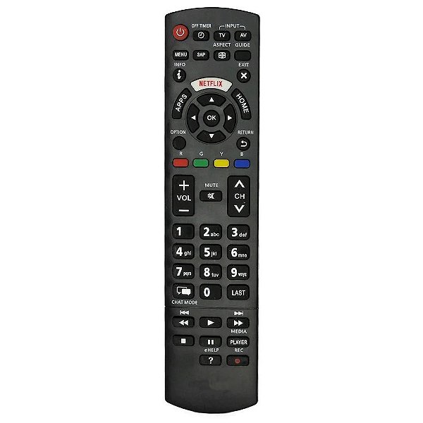 Controle Remoto Tv Vc-A8205 (Smart Tv Panasonic)