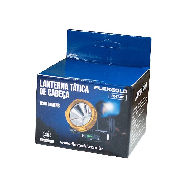 Lanterna Tática de Cabeça Recarregavel FX-LT-07