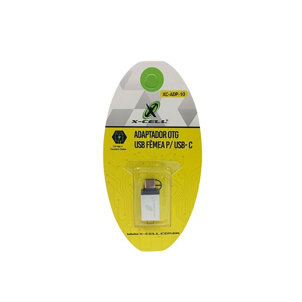 Adaptador Otg Usb Fêmea P/Usb-C Xc-Adp-10 Tipo-C
