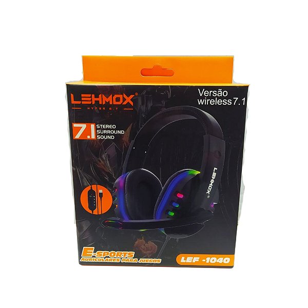 Fone de Ouvido Com Fio e Microfone e Entrada Usb 7.1 LEF-1040