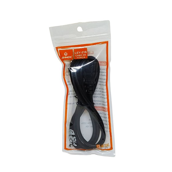 Cabo de Alimentação de Força Para Computador Ley-216