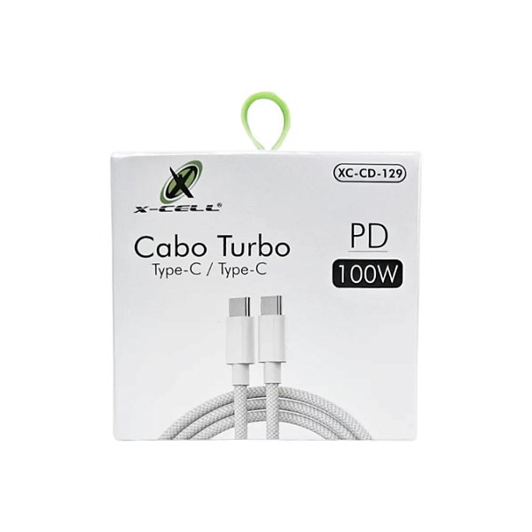 Cabo de Dados Type-C x Type-C 100W XC-CD-129
