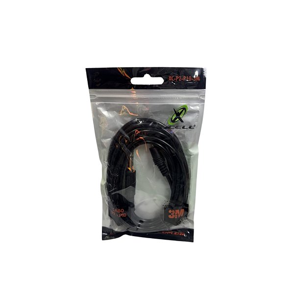 Cabo P2 Stereo X P10 Stereo 3 Mts Xc-P2xp10-3m