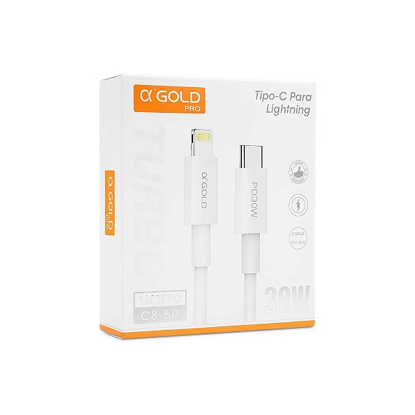 Cabo Turbo IOS/Type-C 30W Turbo 1mt CB102