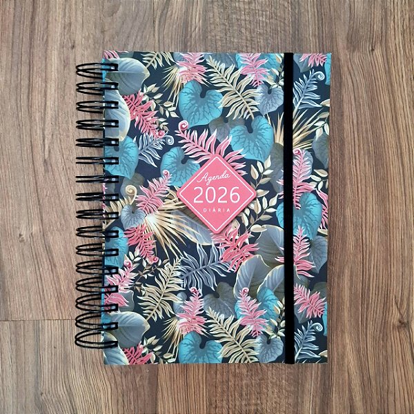 Agenda 2026 Flores - 1 dia p/ pagina