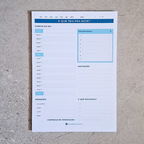 Desk Planner A5 - Diário BlueBlocks