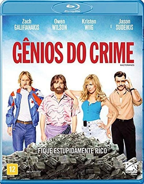 Blu-Ray - Gênios Do Crime - Owen Wilson