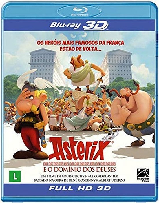 Blu-Ray 3D/2D - Asterix E O Domínio Dos Deuses