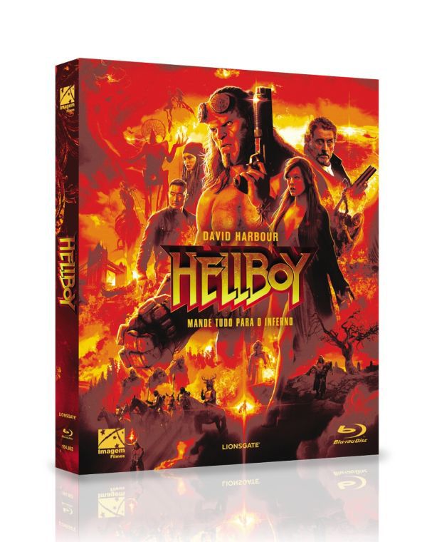 Blu-Ray (LUVA) Hellboy - Mande Tudo Para O Inferno EXCLUSIVO