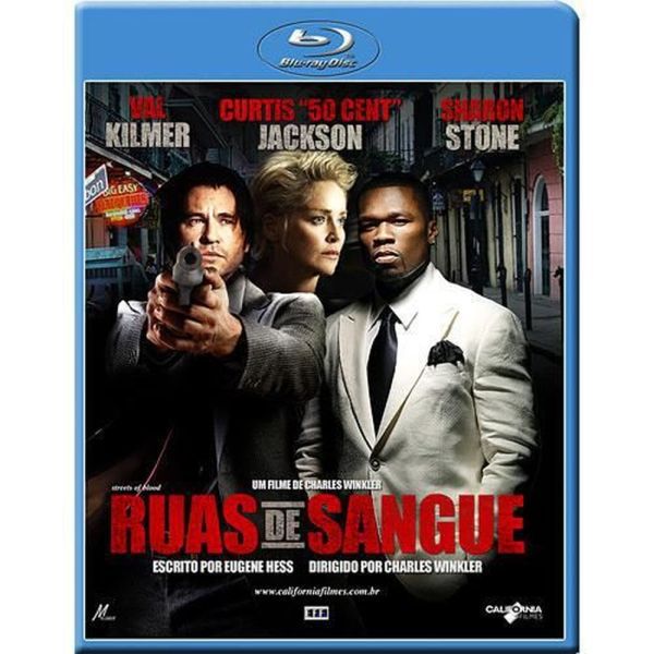 Blu-Ray Ruas De Sangue - Val Kilmer - Sharon Stone
