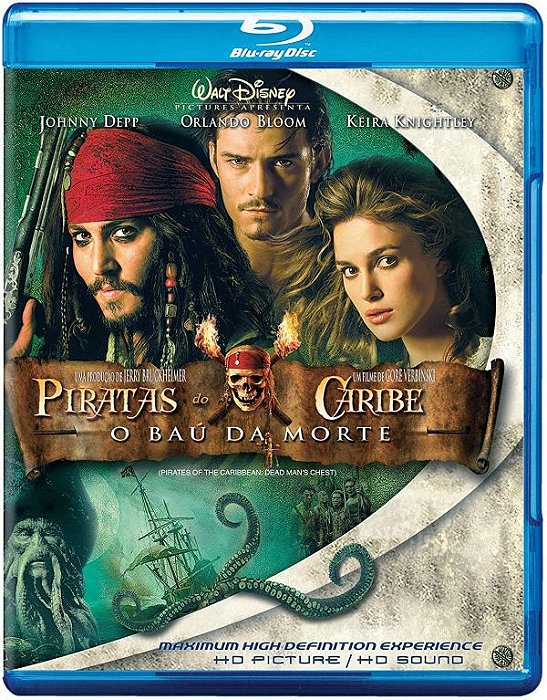 Blu-ray Piratas do Caribe 2 O Baú da Morte